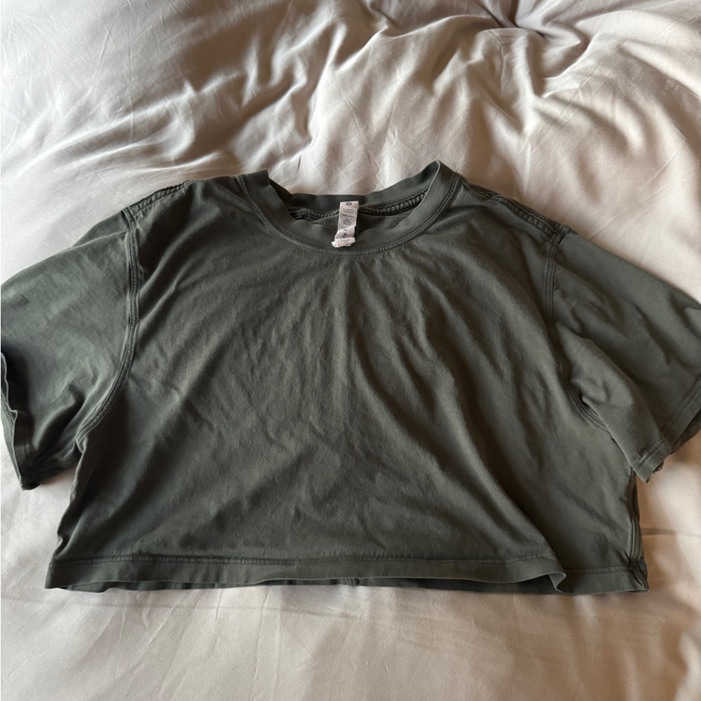 Lululemon All Yours Cropped Tee
